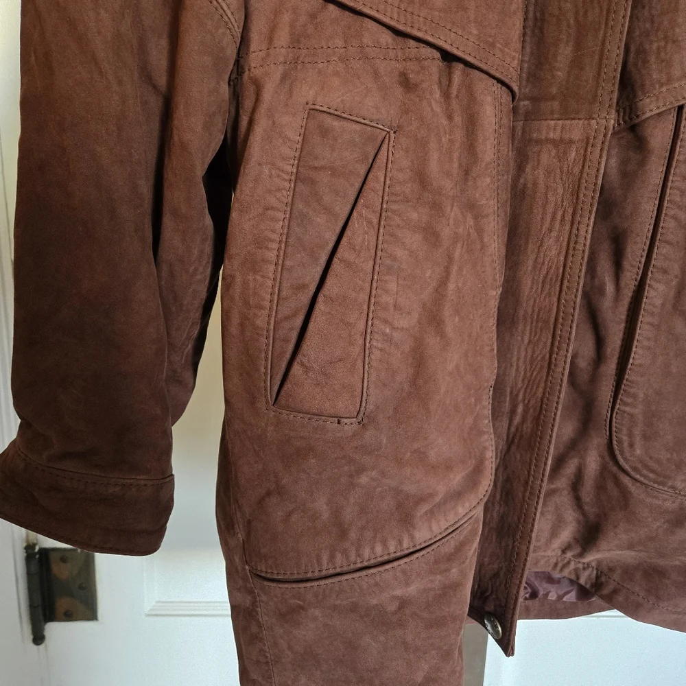 Pop's Leather Coat Sz M - Picture 3 of 10